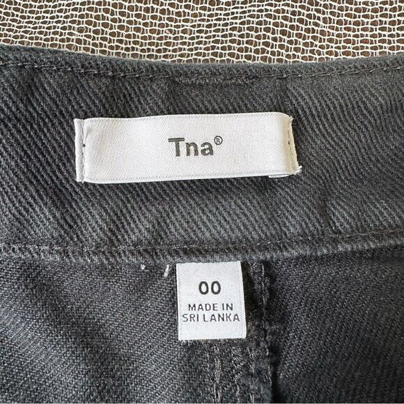 Aritzia TNA Black Greenwich Carpenter Pant In Black Sz 00 - Picture 8 of 15